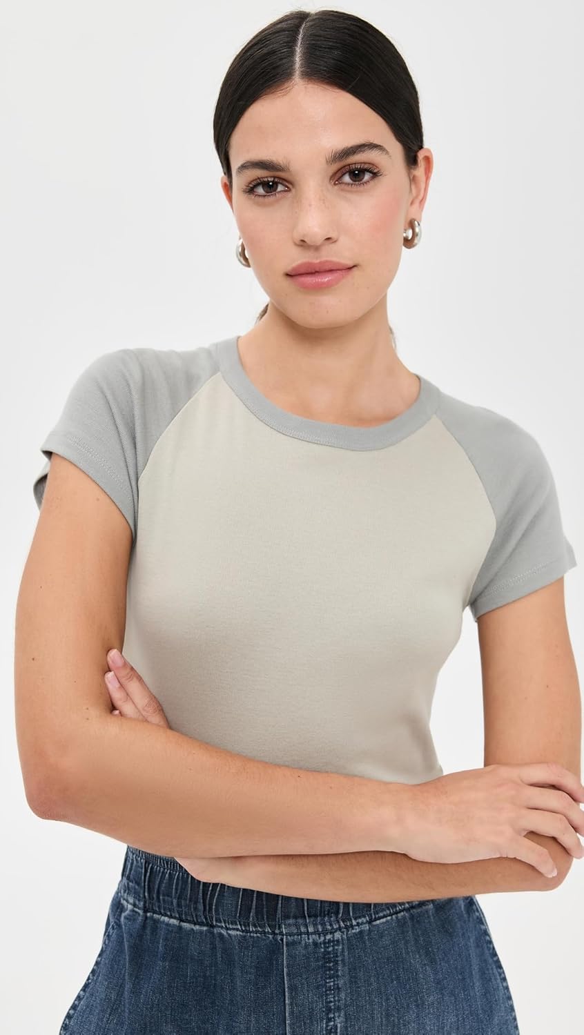 Vince Women's Raglan Color Block Tee - Image 2