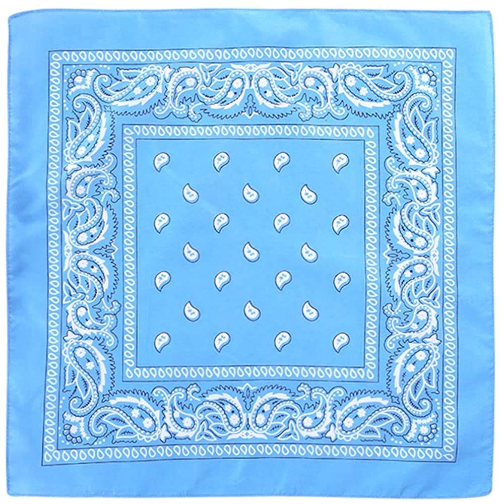Paisley Bandanas (Sky Blue)