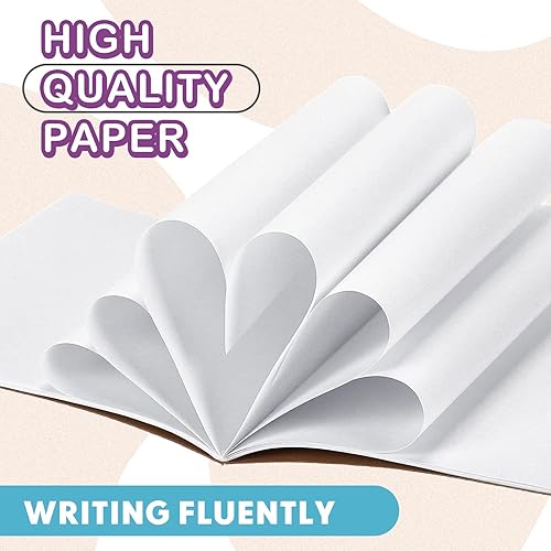 Miniatura 5 de Sherr Paquete de 200 cuadernos pequeños de estraza tamaño A6 en blanco sin forro, mini cuadernos de papel kraft, mini cuadernos de bocetos para