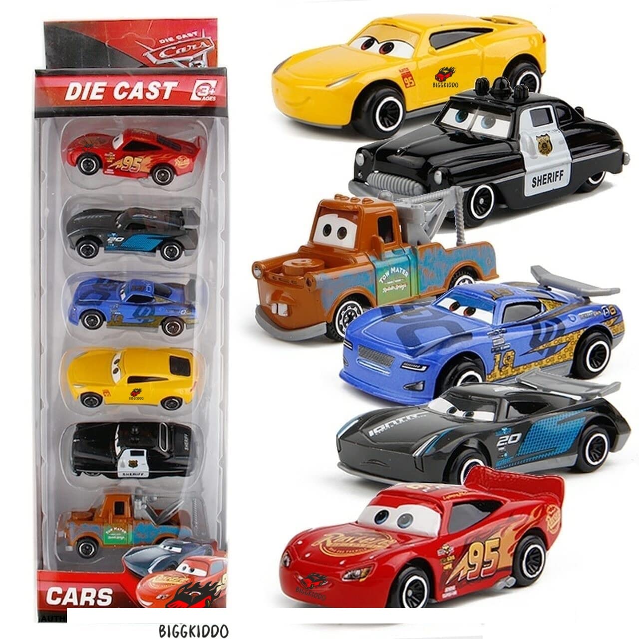 BIGGKIDDO Diecast Metal Toy Car Play Set for Kids Best Gifts Toys for Kids Boys. (Set of 6)(Multi Color) (B09XKCY3DP) Amazon Price History, Amazon Price Tracker