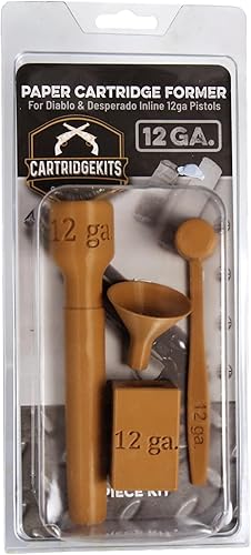 Cartucho de papel de calibre 12 antiguo kit básico para pistola de polvo negro calibre 12