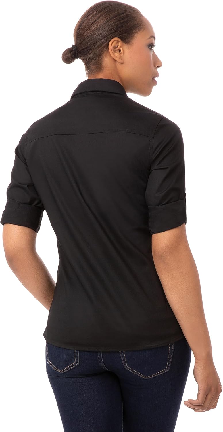 Chef Works Womens Pilot Shirt - Image 2