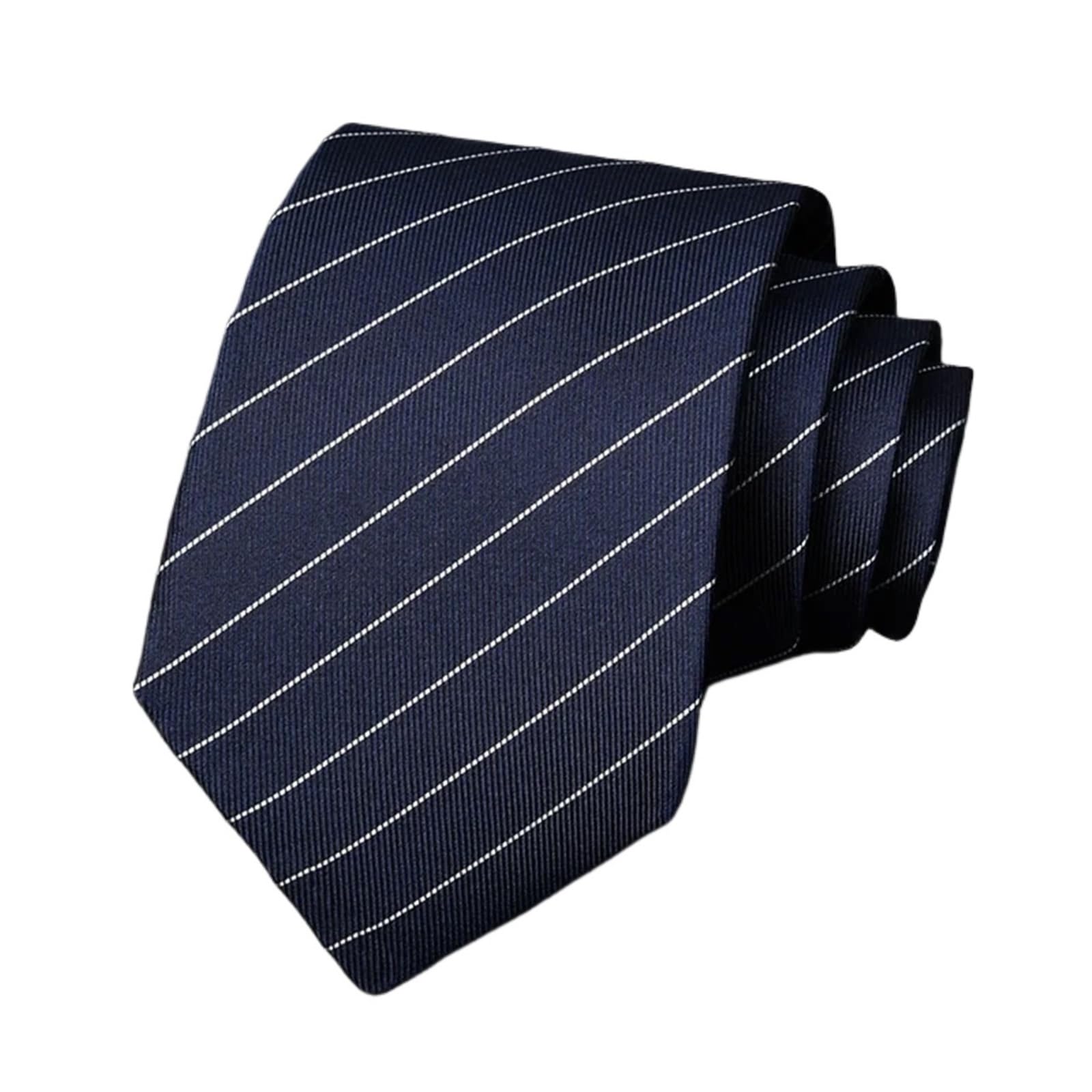 1 Uds. Corbata de seda a rayas 8 CM for hombres, vestidos negocios, corbata for fiesta boda for hombre Para Fiesta
