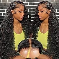 Vista 11 de Pelucas de llevar y usar sin pegamento de cabello humano predepeiladas y precortadas de 24 pulgadas de onda profunda 5x5 de encaje HD de cierre