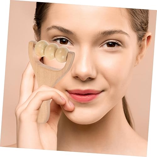 Miniatura 5 de Beavorty Rodillo de masaje de madera para la espalda, herramientas de masaje de madera, masajeador de madera, masajeador de madera para la espalda,