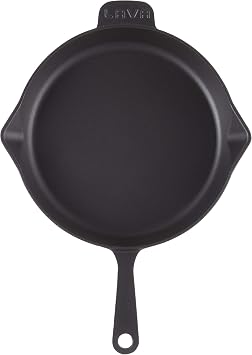 Lava Casting Frying Pan 30 Cm, Black
