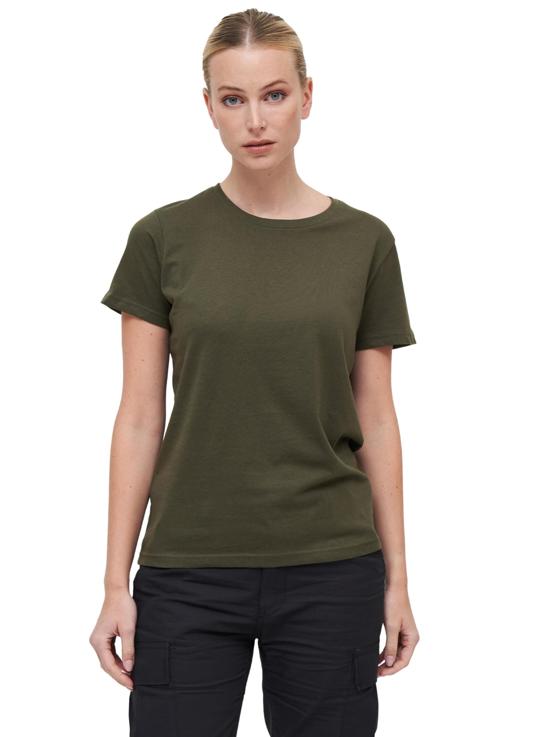 Brandit Women T-Shirt, color: olive, size: XXL