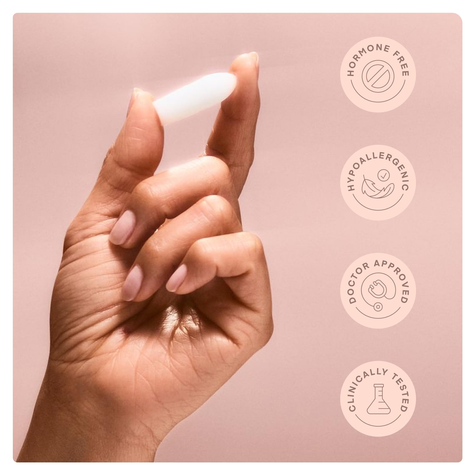 PLAYGROUND Miracle Melts Vaginal Moisturizer, Hyaluronic Acid Moisture Treatment for Women’s Intimate Dryness, Menopause Relief, Hormone-Free Vaginal Tissue Hydration