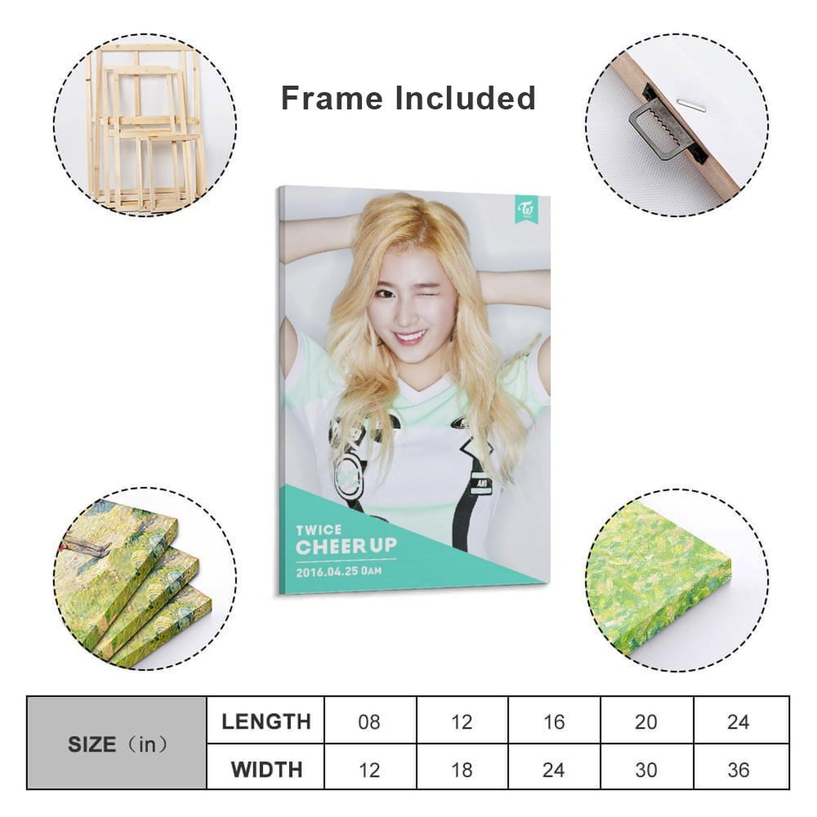 Amazon.co.jp: K-pop Twice Sana トゥワイスのサナのポスター