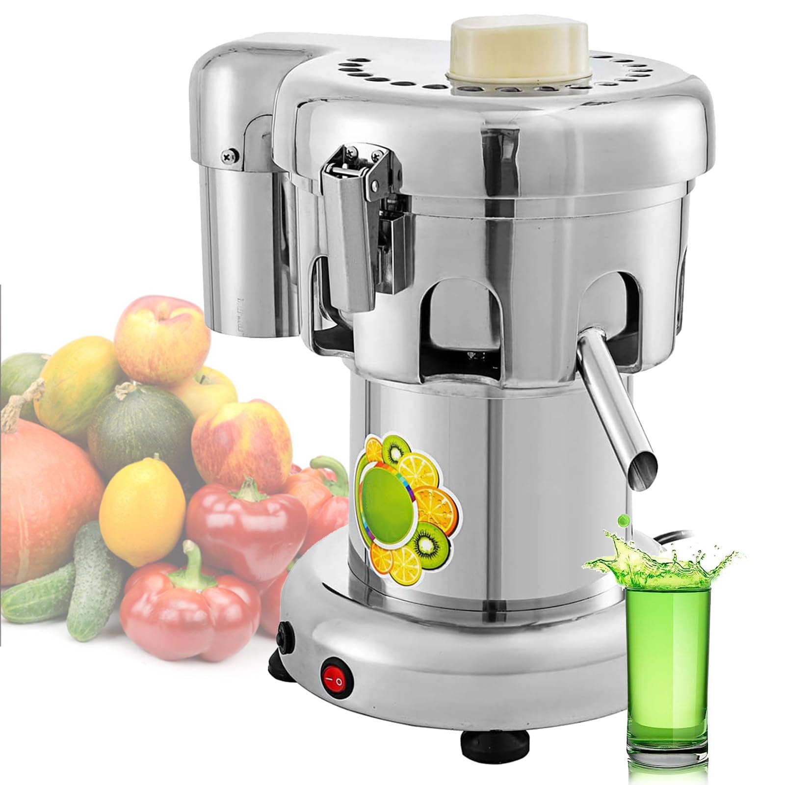 HTTGDGDH 550W Centrifugal Juicers Machine Electric Fruit And Vegetable Juicer, Professional Juicers Fresh Fruit Squeezer With 3-Inch Wide Mouth,
