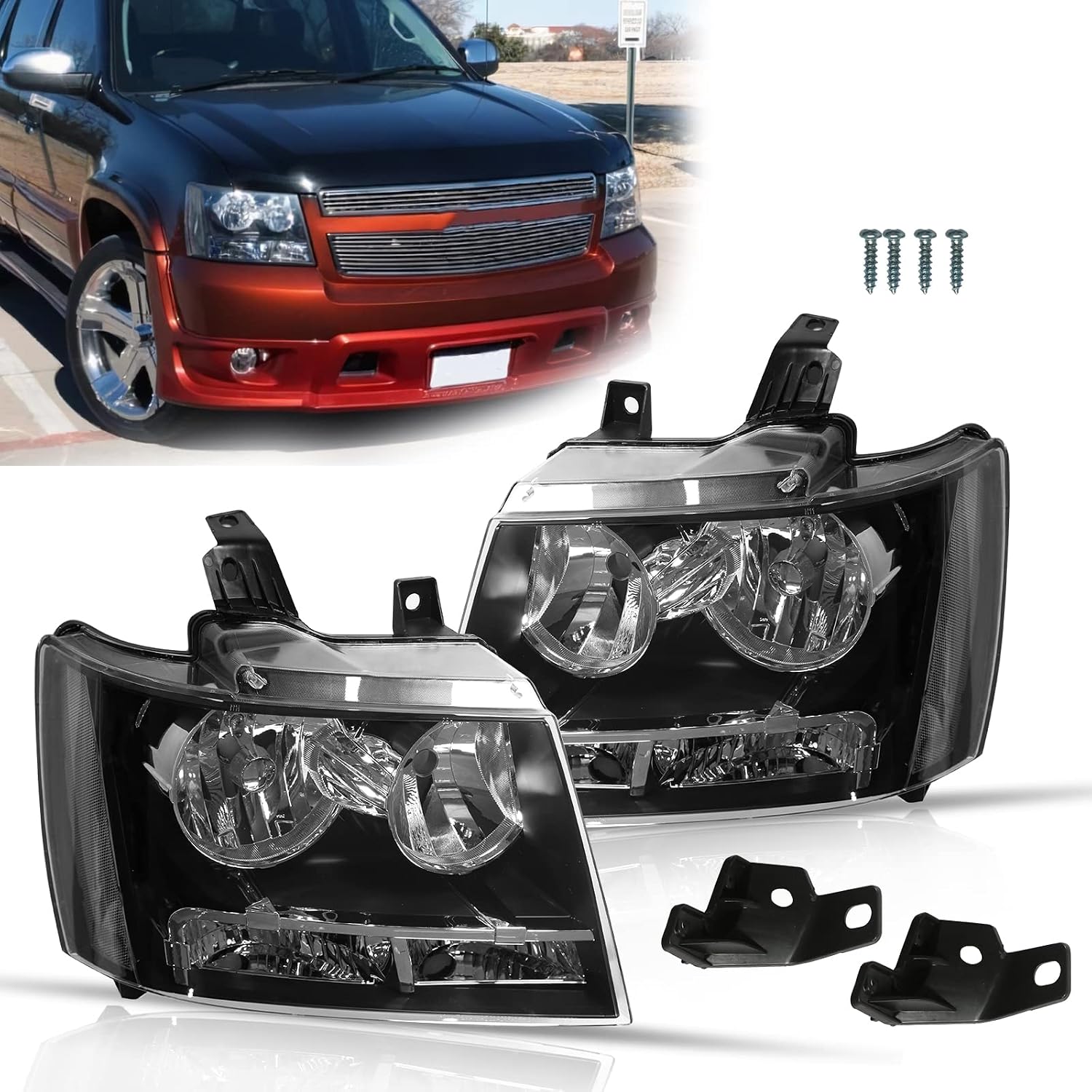 2007 Chevy Avalanche Headlights Wallpaper For Desktop