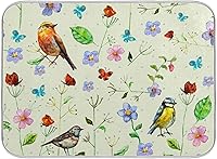 Vista 29 de Cherry Blossom Series - Tapete de secado de platos para encimera de cocina, 18 x 16 pulgadas, tapete absorbente de microfibra para platos