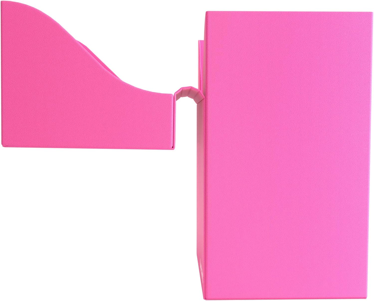 Gamegenic Deck Holder 80+ Casual Deck Box | Double-Sleeved Card Storage with Flex Card Divider | Premium Card Game Protector | Cobra Neck Technology | Holds up to 80 Cards | Pink Color | Made