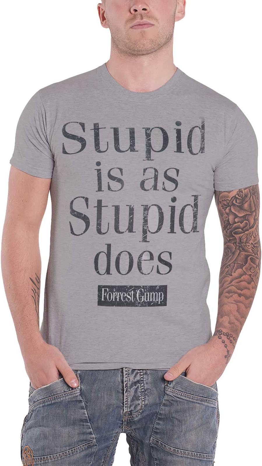 Forrest Gump 'Stupid Is As Stupid Does' T-Shirt (large)