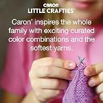 Caron® Little Crafties™ 20 Assorted Acrylic Yarn Skeins 63yd Each for Knitting and Crochet Projects, Multipack Starter Kit