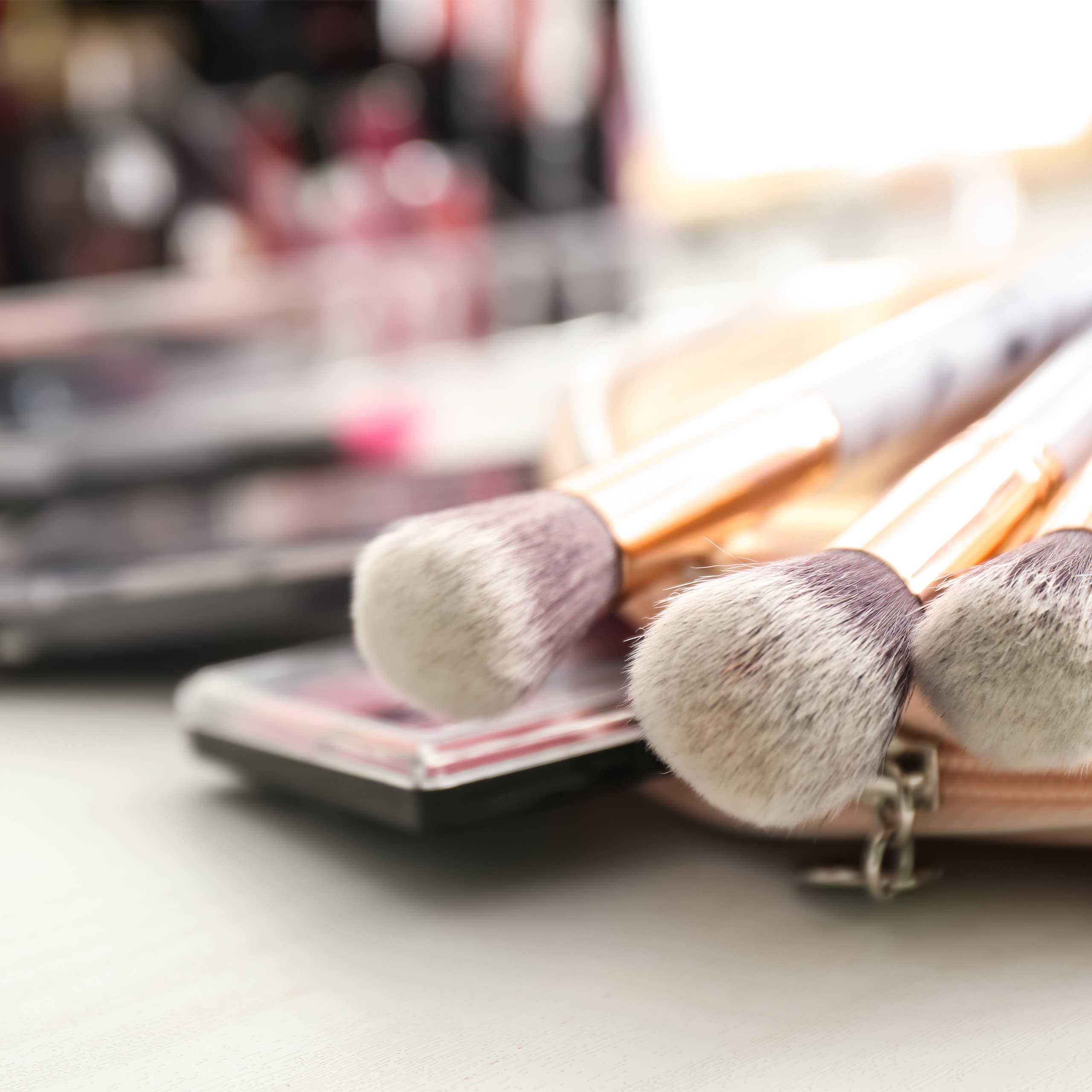 Relaxdays 2x Organizer Make-up, Contenitore con Porta-Rossetti e 4 Cassetti, Acrilico, Nero