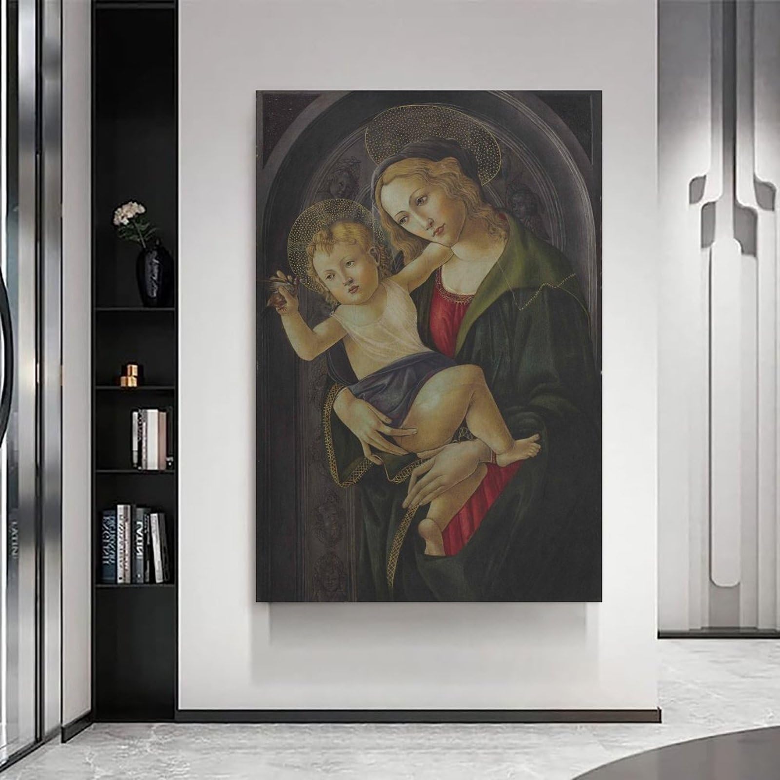 Generisch Sandro Botticelli's Virgin Mary Holding A Child Póster Lienzo Impresión artística 20 x 30 pulgadas