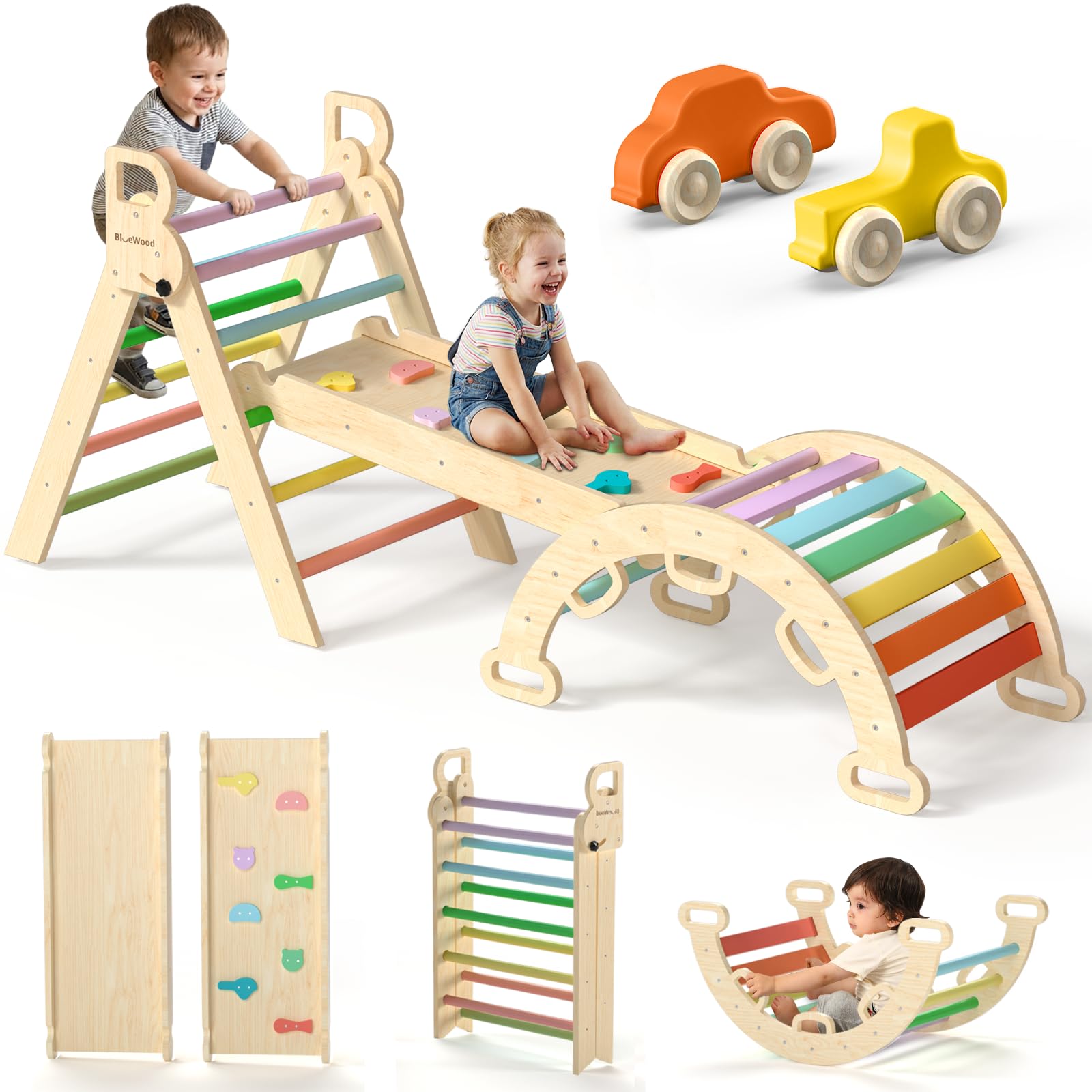 BlueWood Pikler Set 7in1