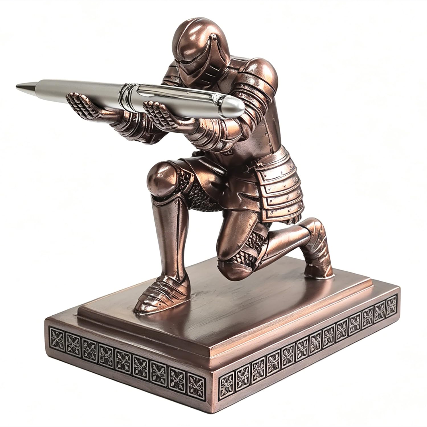 Amazon.co.jp: HDMbigmi Knight ペンホルダー ペンスタンド デスク