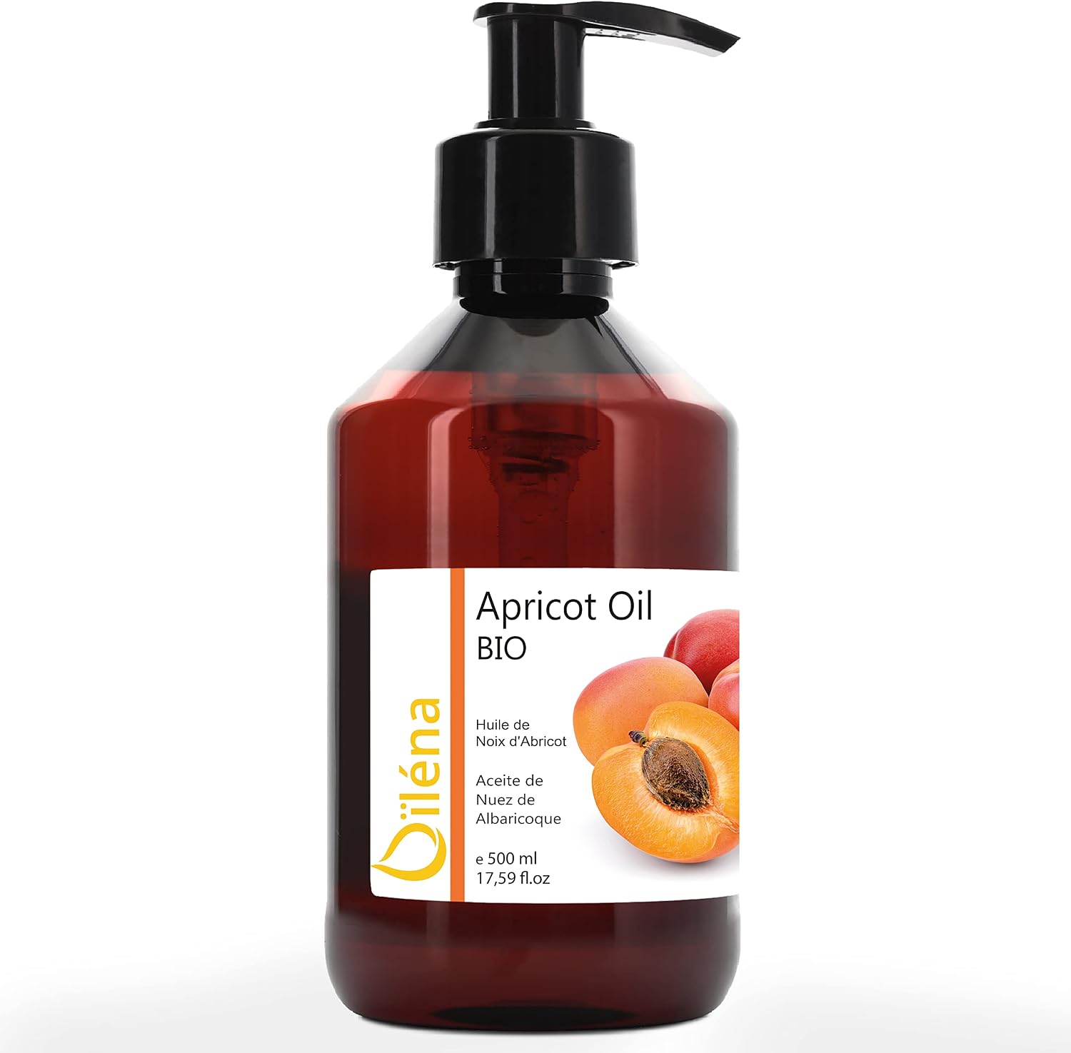 Organic Apricot Kernel Oil 100% Pure, Natural, Vegan, No GMO
