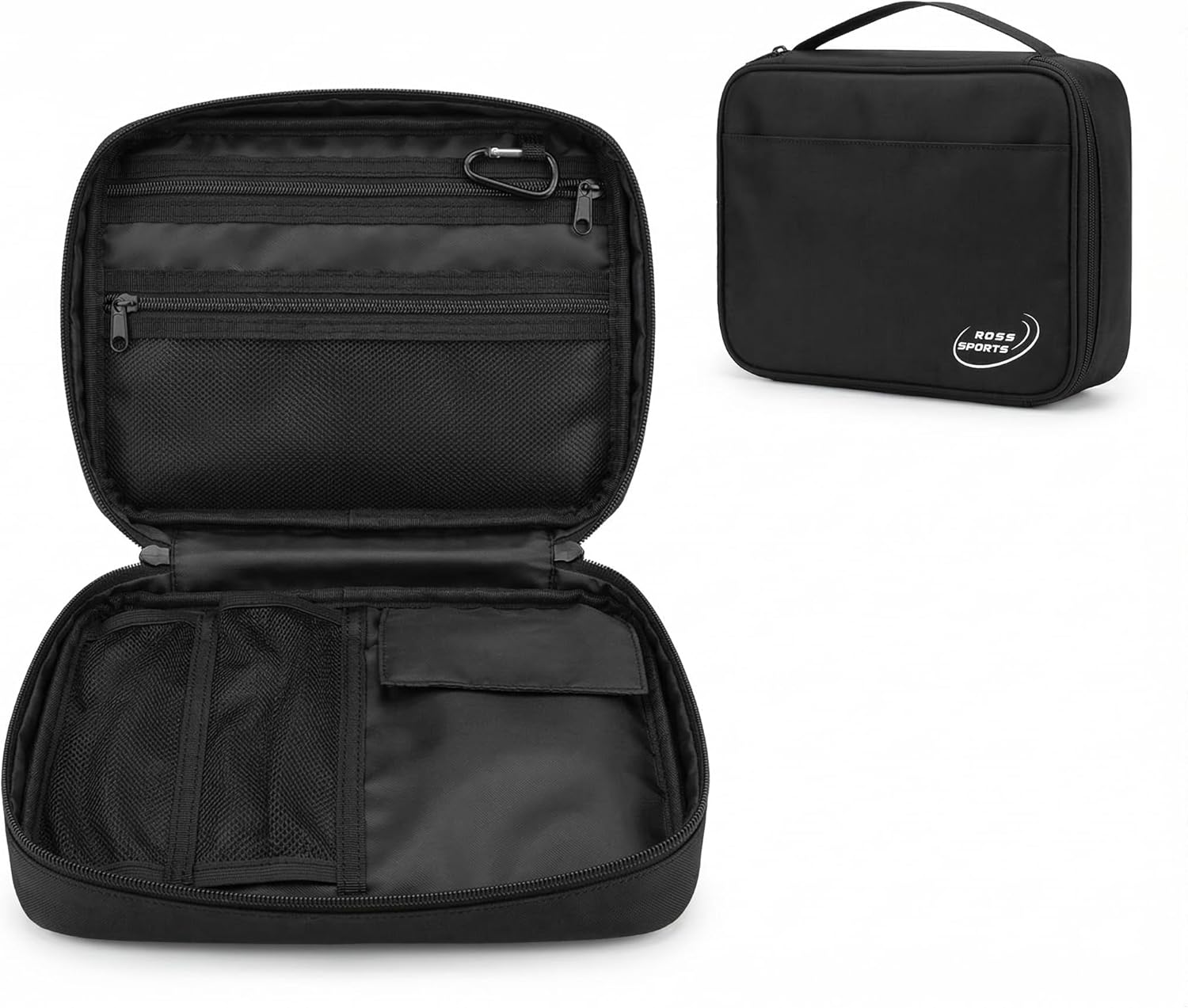 Golf Valuables Pouch Tee Accessory Bag, Golf Ball & Accessories Organizer for Men Women - Small Zipper Utility Bag - Leather Golf Gear Holder - Essentials Carrier for Players - Range Gear Tube Inserts