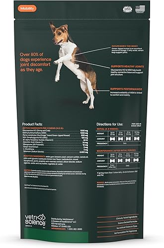 Vista 11 de Masticables Glyco-flex III para perros de Vetri-Science Laboratories, tamaño bocado, 120 unidades, 120