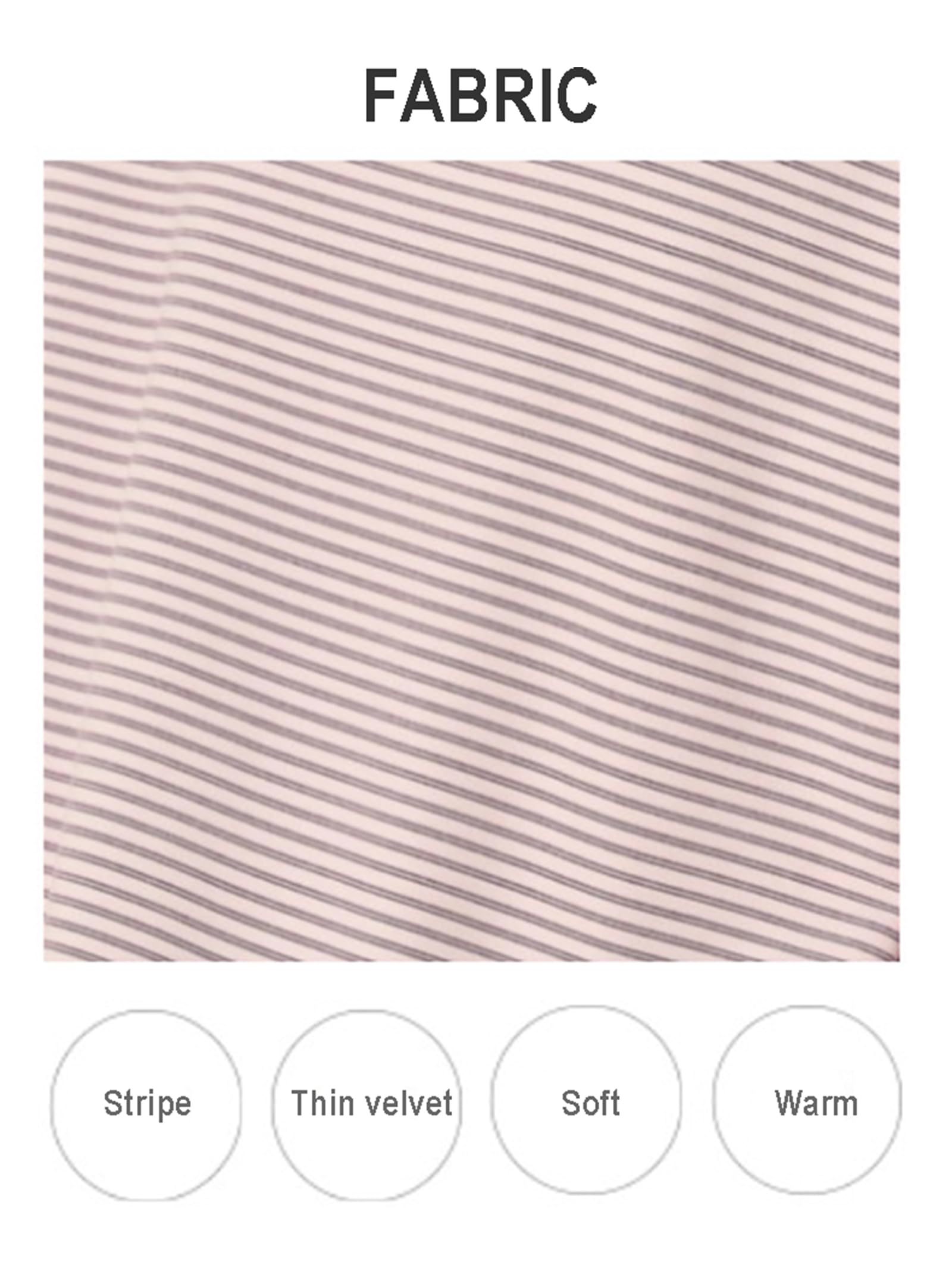 Generic Długie koszule nocne w paski dla kobiet, miękka koszulka nocna z okrągłym dekoltem luźna bielizna nocna Fit Pullover,Curry stripe,One Size
