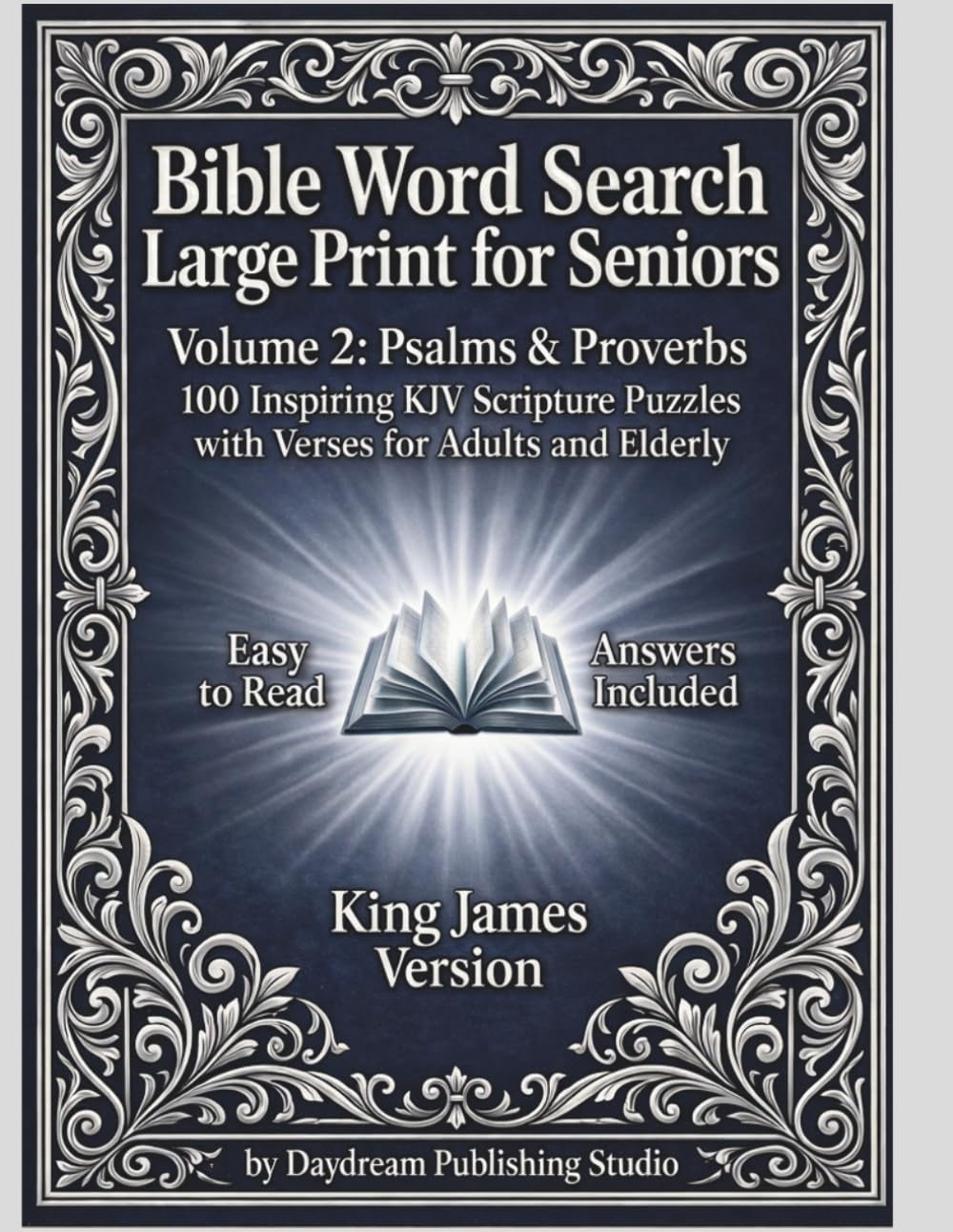 Bible Word Search Large Print for Seniors: Volume 2: Psalms & Proverbs
