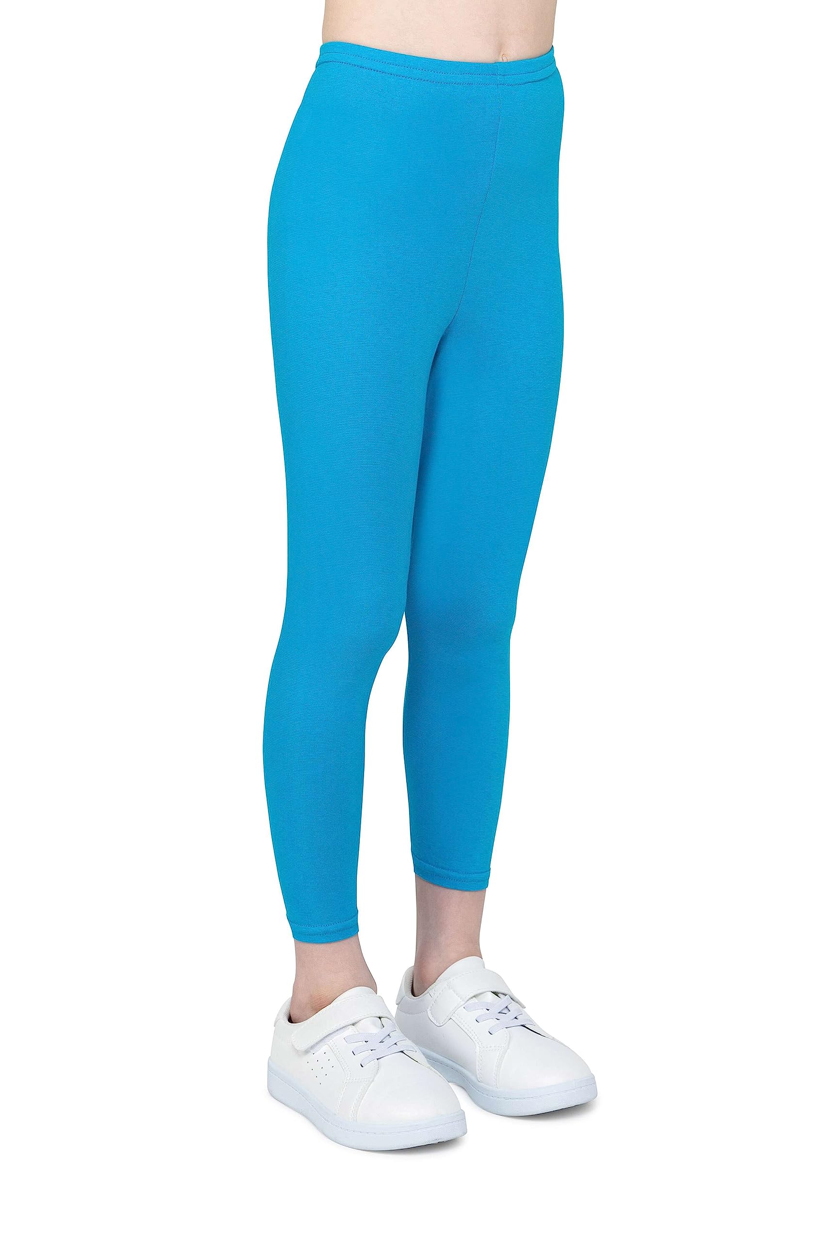 infatti Leggings in Cotone per Bambina, Pantaloni Morbidi e Comodi per Bambini, Allenamento Casual, Stile Elegante, Abbigliamento Basic Zoe