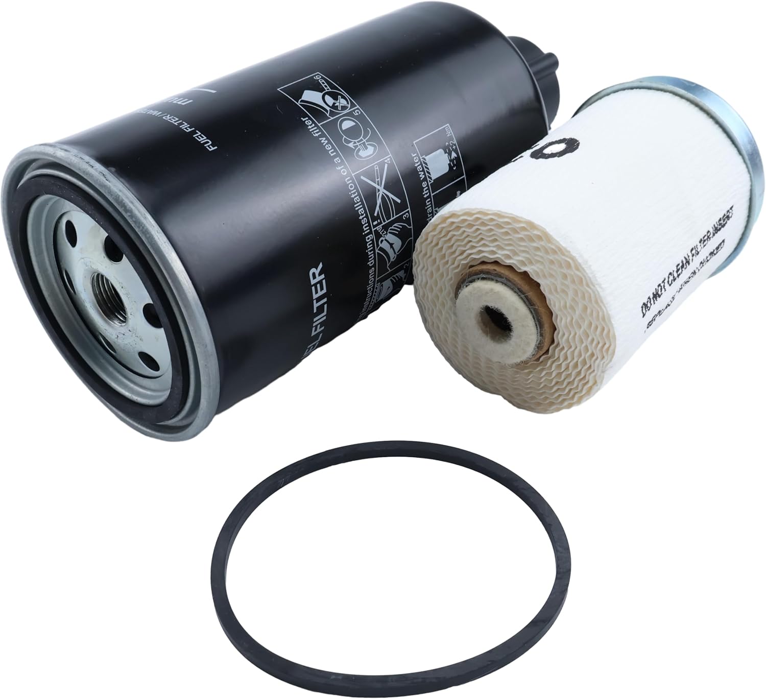 001081778R93 E006018618D1 Fuel Filter Kit Compatible with Mahindra 1533 4WD Gear T4 1538 HST 4WD T4 2538 HST Cabin T4 2645 Gear Cab 3540 PST Cabin T4