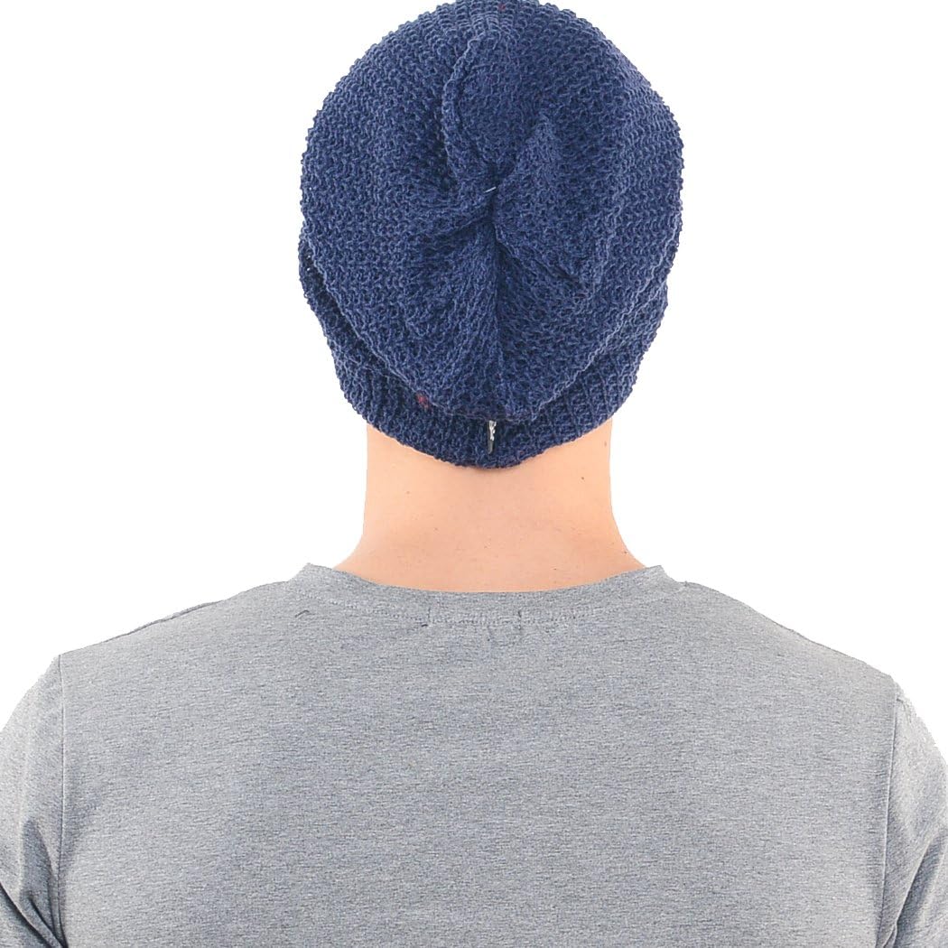 FORBUSITE Mens Slouchy Long Oversized Beanie Knit Cap for Summer Winter B08 - Image 4