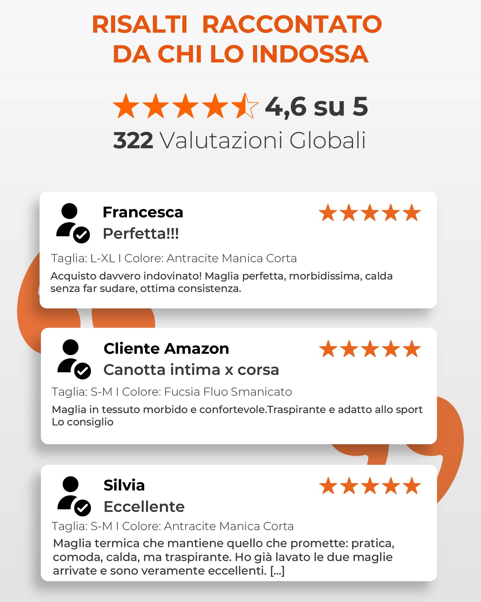 Risalti Maglia Termica Donna Manica Corta Energy - Maglia Tecnica Donna Traspirante a Compressione, Intimo Termico Senza Etichette per Sci, Trekking, Running, Ciclismo - Made in Italy
