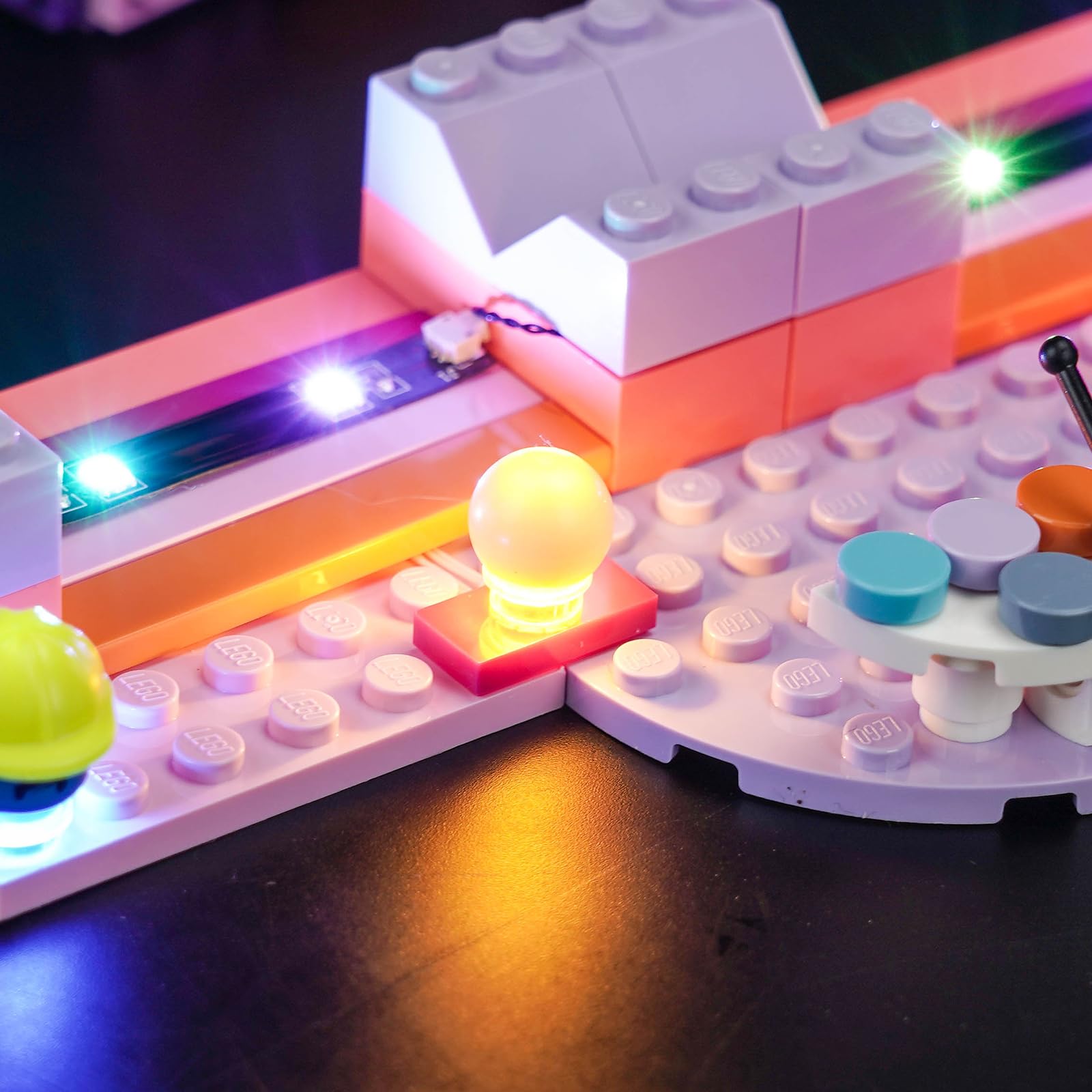 Kit de iluminación LED decorativo para Lego Disney 43248 Inside Out 2 Mood cubos de ambiente de Pixar (modelo Lego no incluido), juguetes creativos - 5