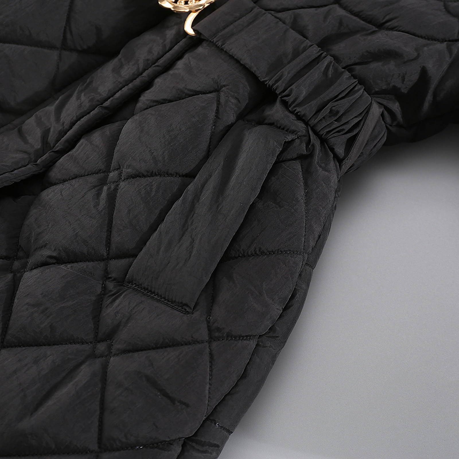 Genérico Chaqueta Cortavientos Niña - Abrigo De Invierno Infantil con Capucha Chaqueta Acolchada Cálida Forro Polar Resistente Al Cremallera Ropa De Abrigo para Niñas