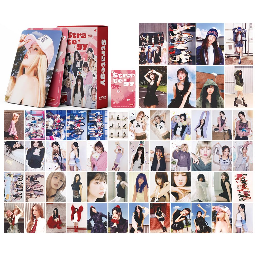 TWICE Photocards, 55 sztuk kart Kpop Twice Lomo, nowy album, karty fotograficzne Kpop twice, must-have dla fanów K-pop (A)