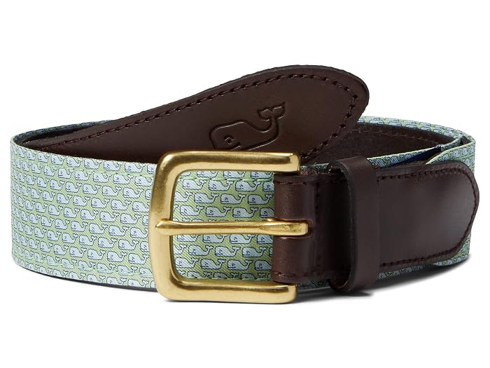 Vineyard Vines Leather Whale Club Belt 