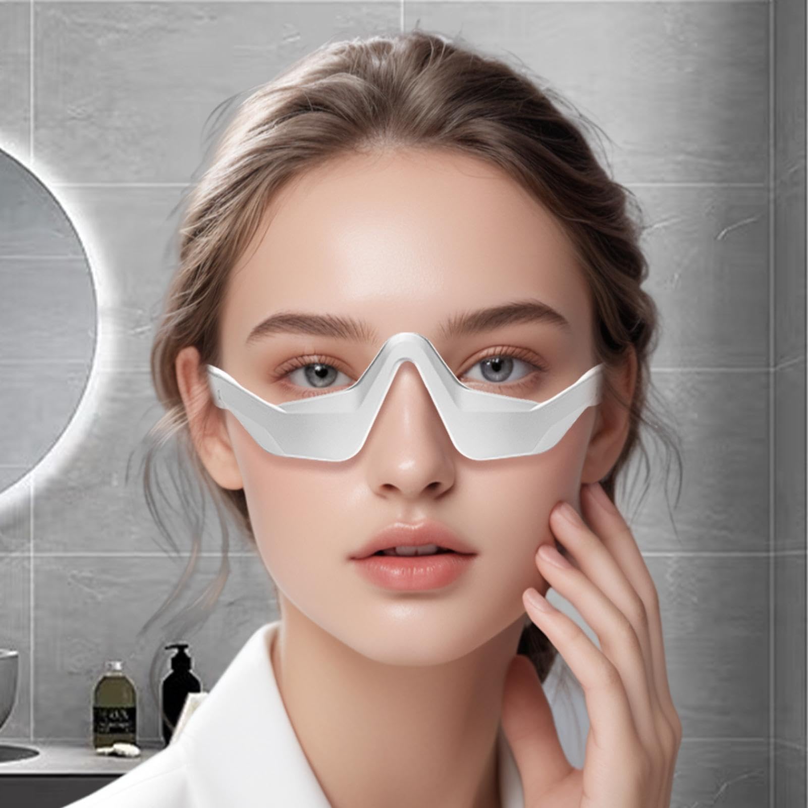 Botanique Paris - Occhiali da sole con luce rossa Revital Eyes, dispositivo per rimuovere occhiaie, rughe, gonfiori, antietà, rilassare gli occhi stanchi