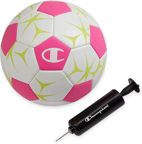 Miniatura 12 de Champion Balón de fútbol para jóvenes y adultos - Acabado mate, diseño de 32 paneles, control mejorado, tamaños cubierta de PVC, tamaños 3, 4 y 5