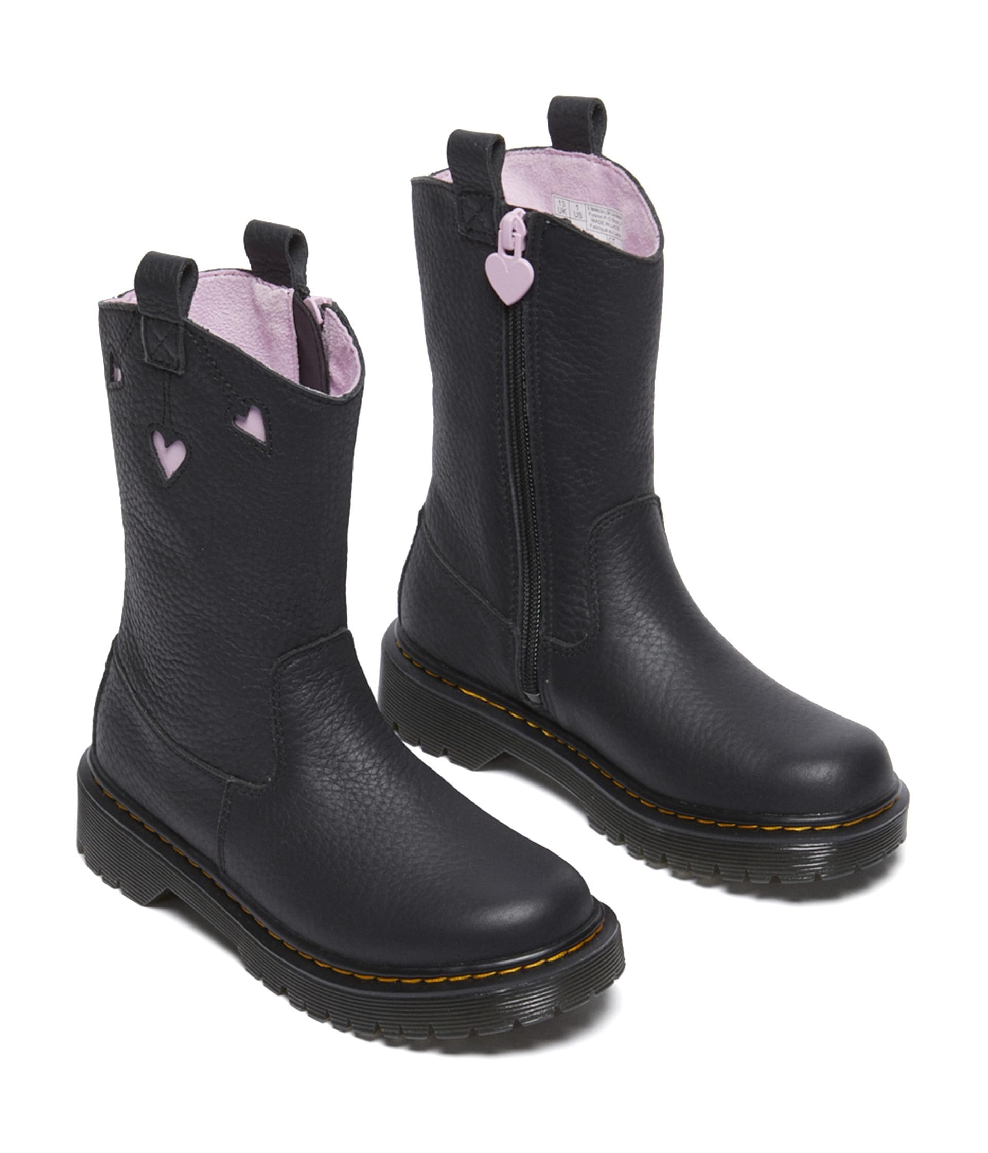 Dr. MartensUnisex-Child Bex Heart P-o Boot Junior (Little Big Kid) Fashion