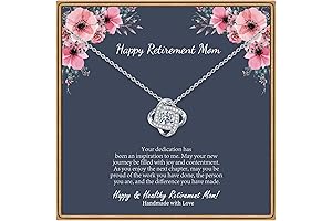 Retirement Gift for Mom: Love Knot Necklace for Lasting Memories
