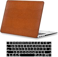 Vista 16 de DTangLsm Funda para MacBook Air de 15 pulgadas M4 2025 2024 2023 Release A3241 M3 A3114 M2 A2941 Touch ID, tela tejida texturizada elegante cubierta
