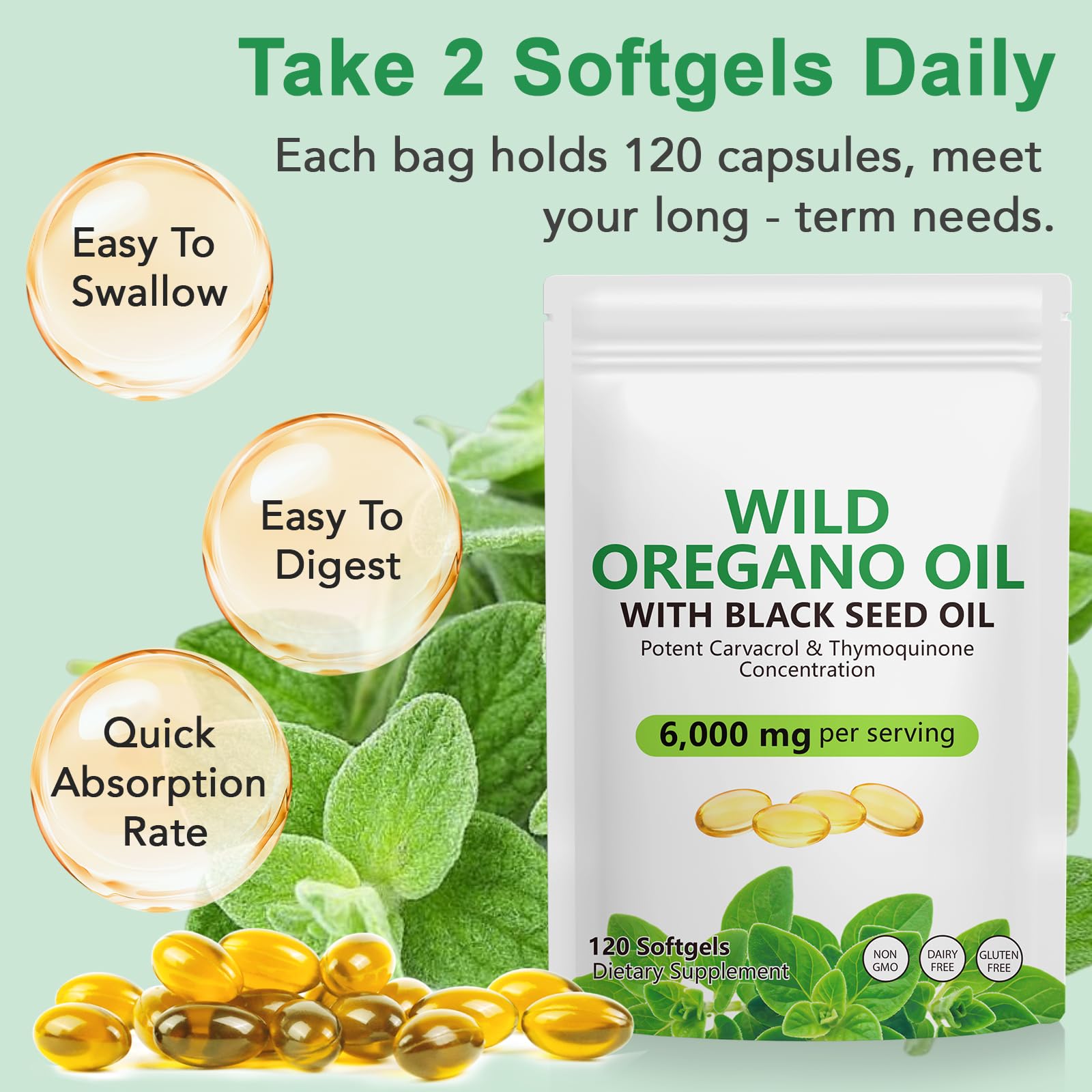 Capsule di olio di origano