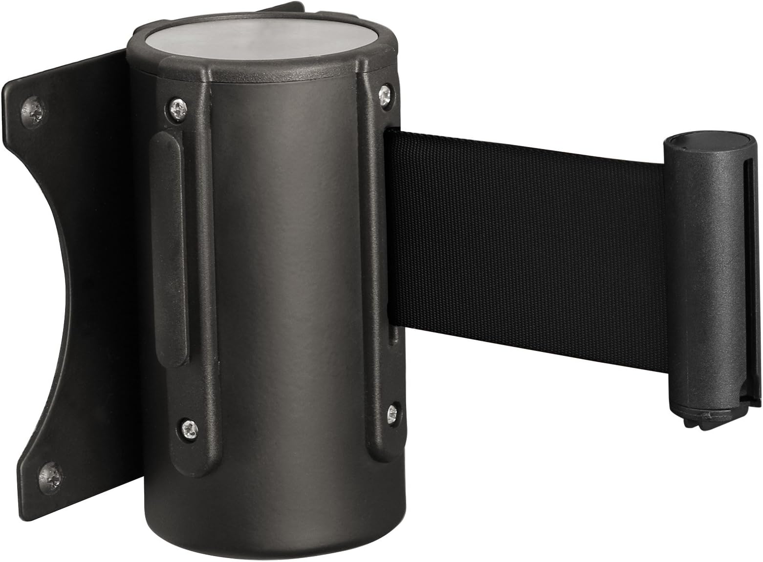 Hardcastle Wall Mounted Crowd Control Safety/Security Belt Ribbon - Black - 2m