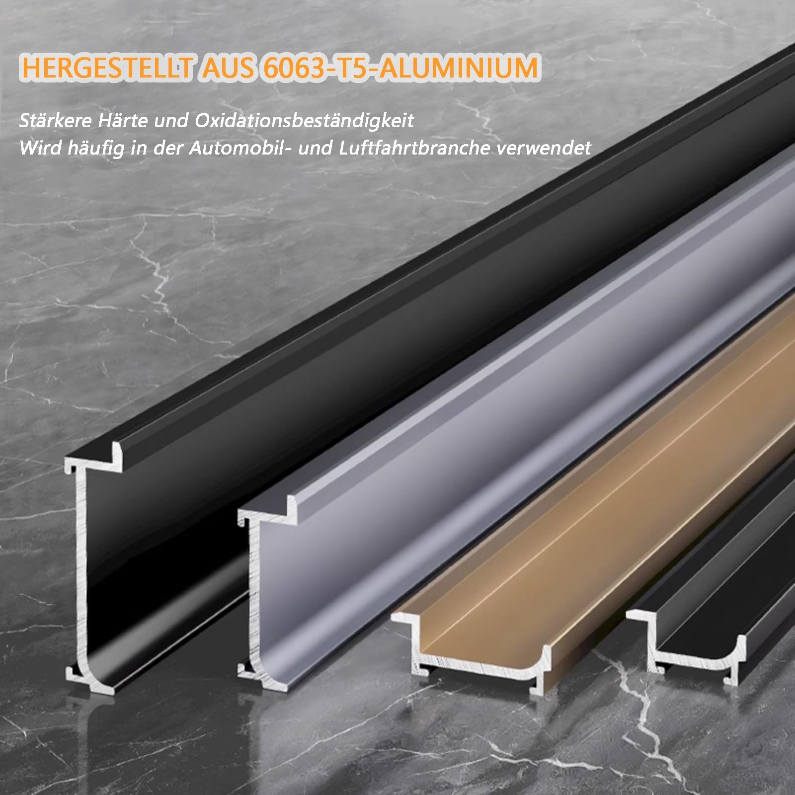 Listwy przypodłogowe z anodyzowanego aluminium - trwałe wykończenie podłogi do nowoczesnych wnętrz, idealne do łazienki, garażu i basenów