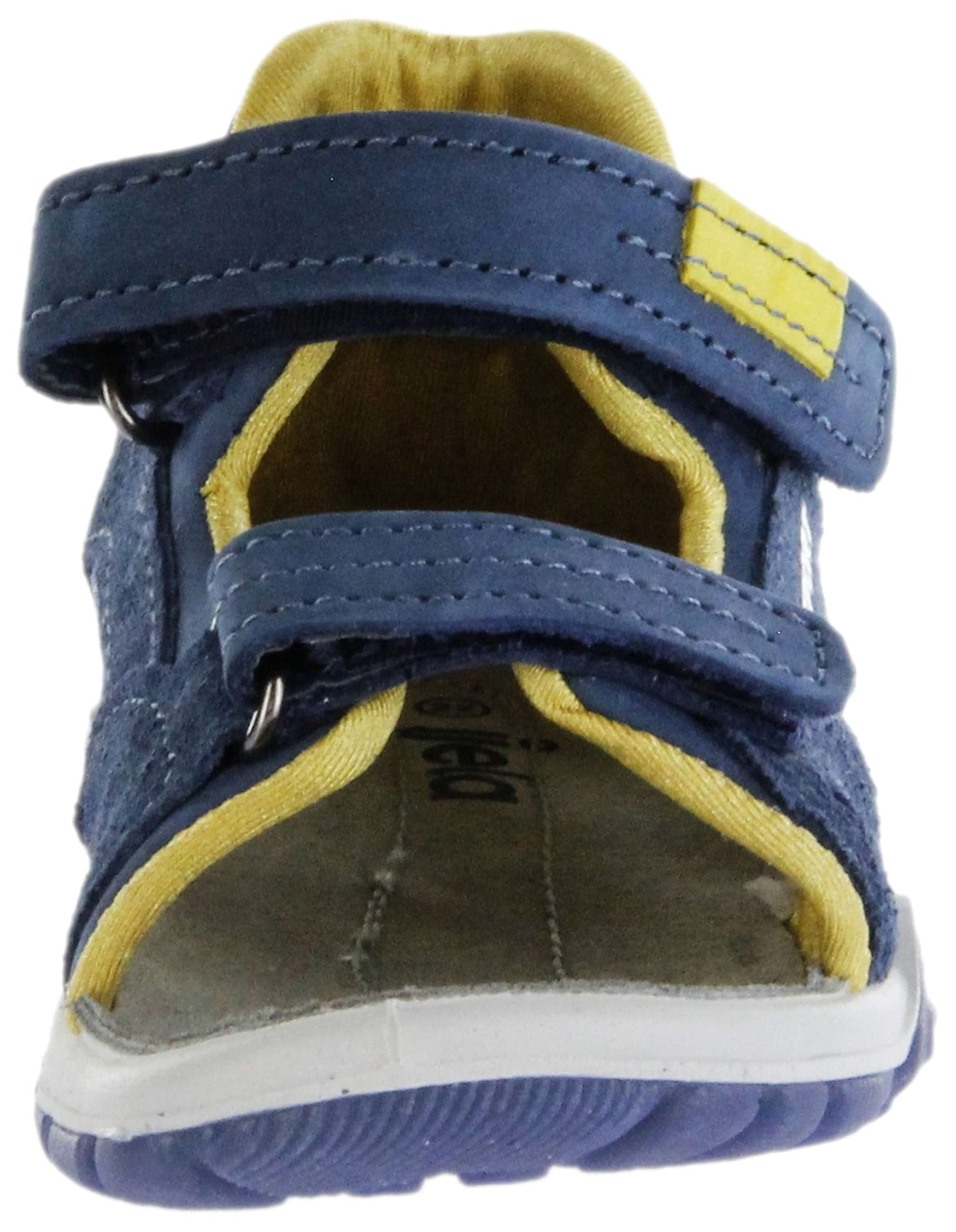 Jela Bambini primi passi sandali in pelle blu ragazzi scarpe ERSA, Blu, 22 EU