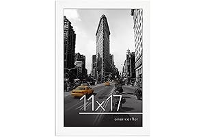 Americanflat 11x17 Picture Frame - White