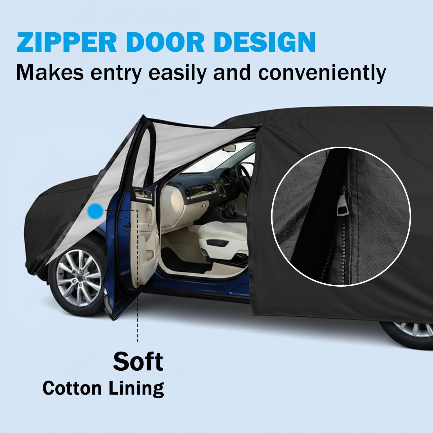 Car Cover Waterproof All Weather, Compatible with RAV4 (2006-2025), CRV (1997-2025) Outdoor 6 Layer Heavy Duty Custom Fit SUV Full Exterior Covers Rain Sun Dust Scratch Protection
