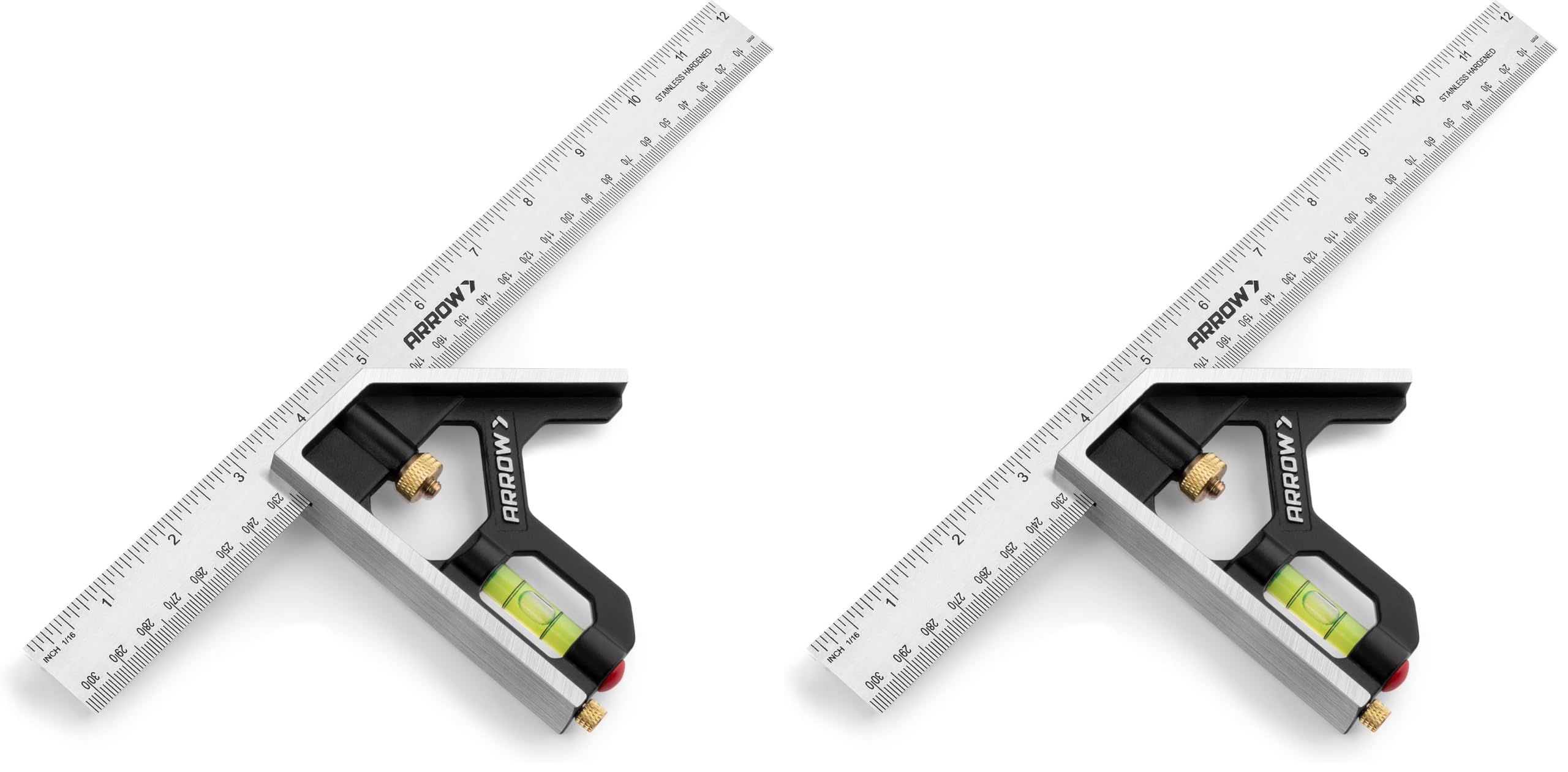 Arrow Combination Square - 6 Inch with Level -10