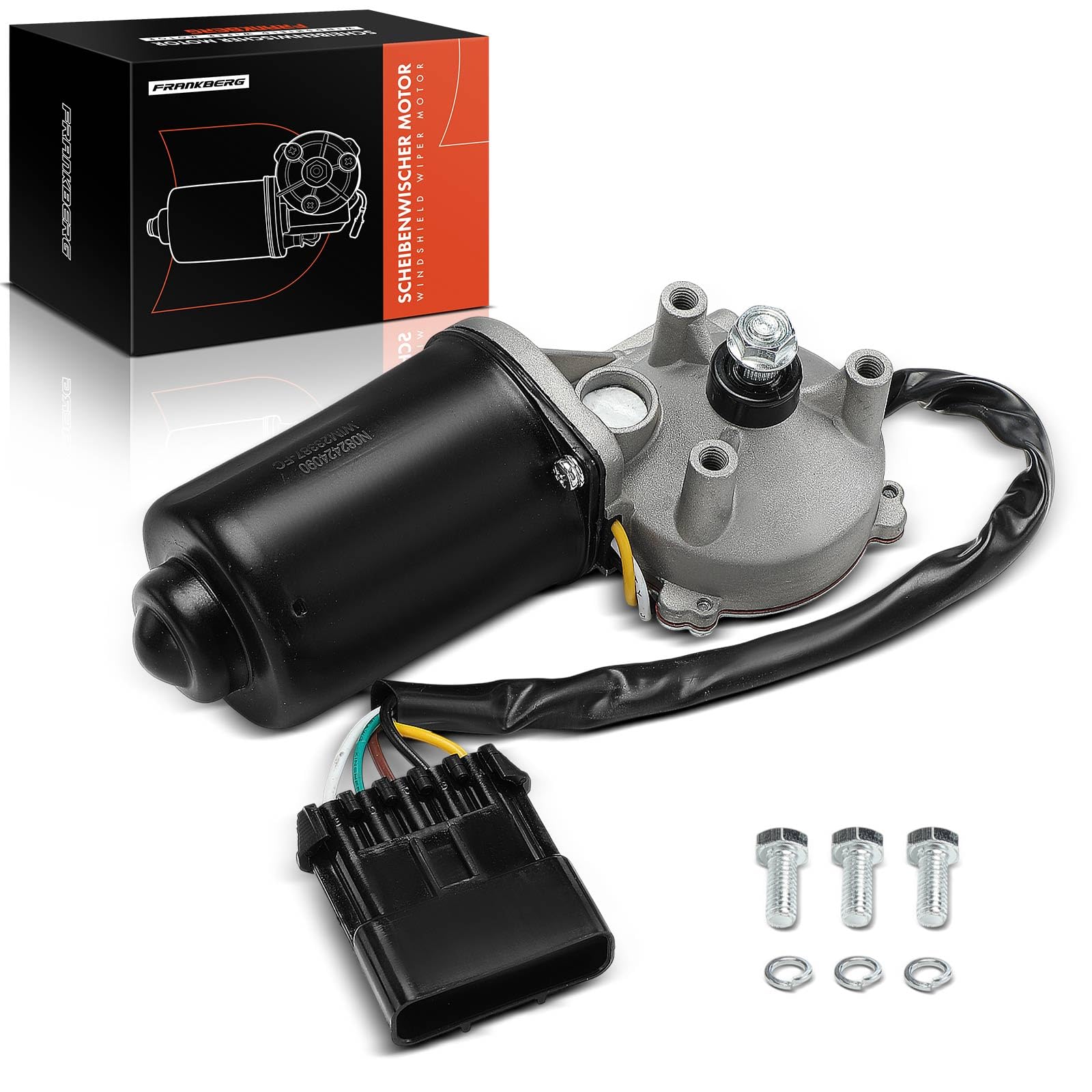Frankberg Wischermotor Scheibenwischermotor 5-polig Vorne Kompatibel mit Meriva X03 1.2L-1.8L 2003-2010 Replace# 23003807