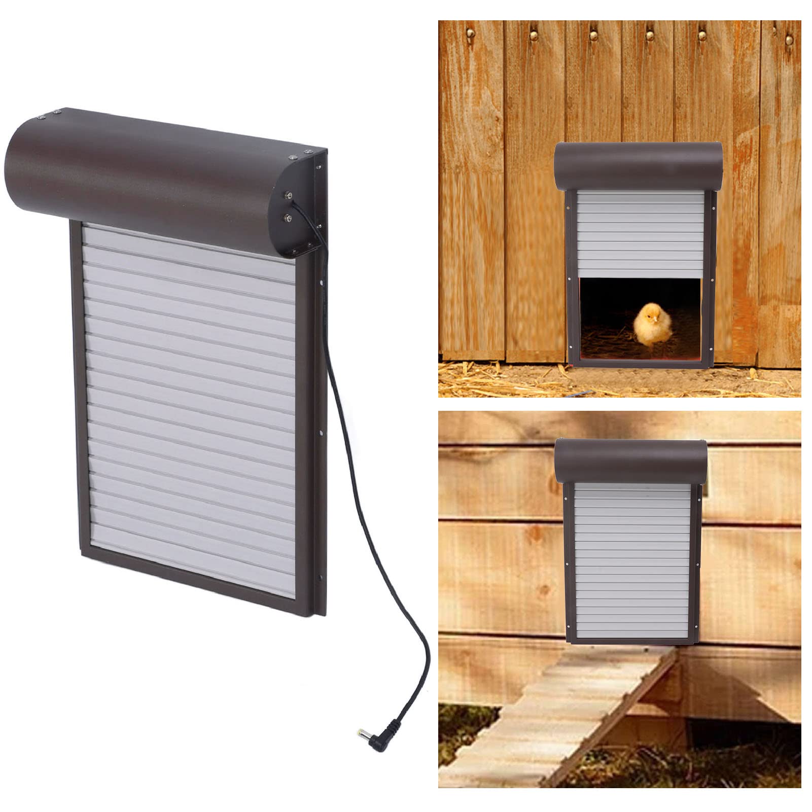 Automatische kippenhokdeur, lichtsensor, timer, afstandsbediening, kippenhokken, deuropener, waterdichte rolluik, kippendeur, geschikt voor kippenhuis